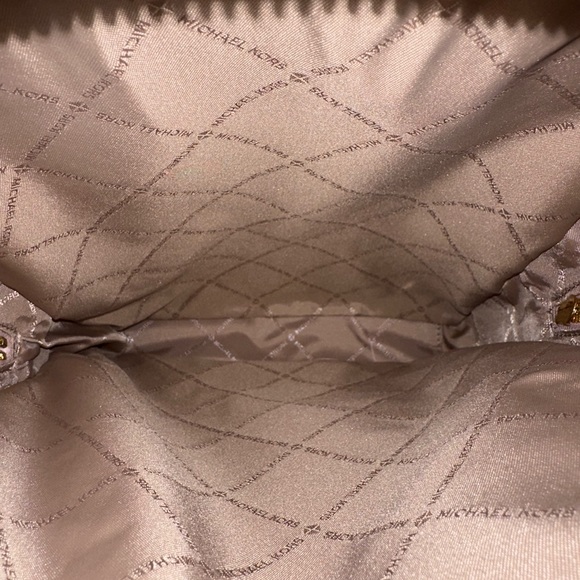 Michael Kors Jaycee signature medium backpack&wallet brown powder blush NWT - Picture 16 of 16